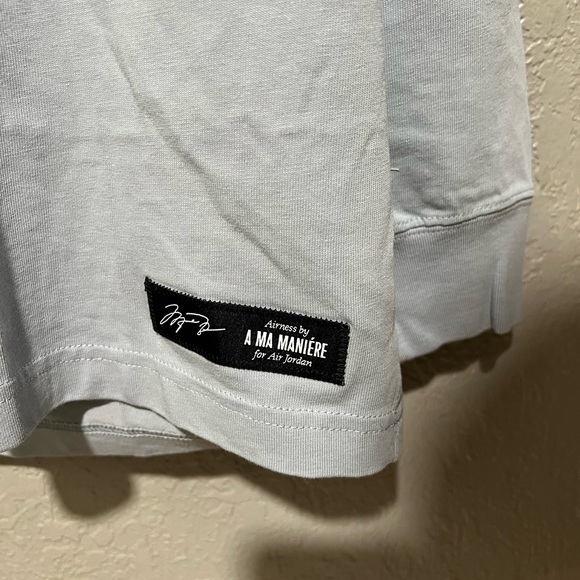 Jordan Collaboration with A Ma Maniere Gray Long Sleeve Tee, New size XL - Picture 4 of 5